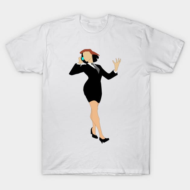 Margaret Encino T-Shirt by trainedspade